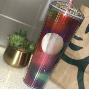 Summer 2021 Pride Rainbow Starbucks Dome Tumbler